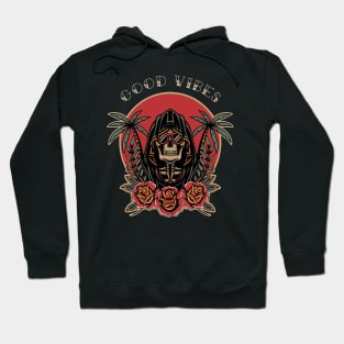 Skull good vibes Hoodie